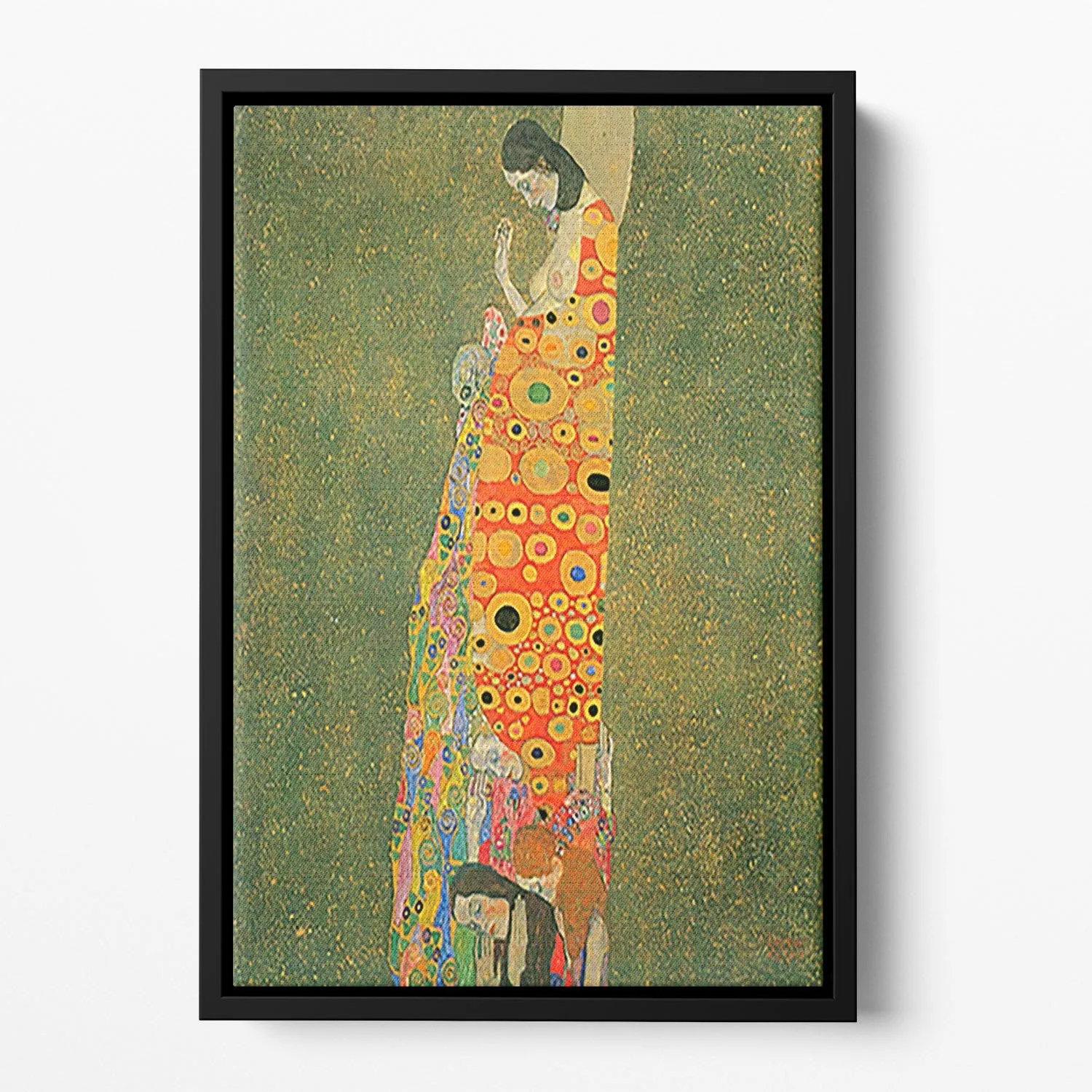 Abandoned Hope by Klimt Floating Framed Canvas