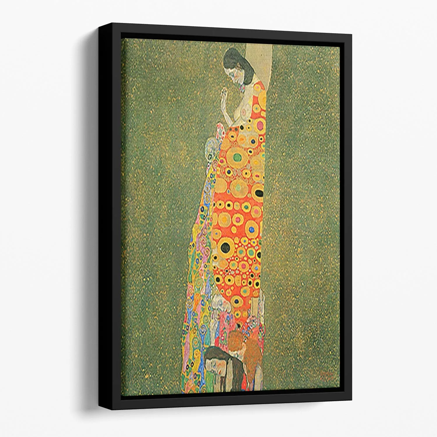 Abandoned Hope by Klimt Floating Framed Canvas