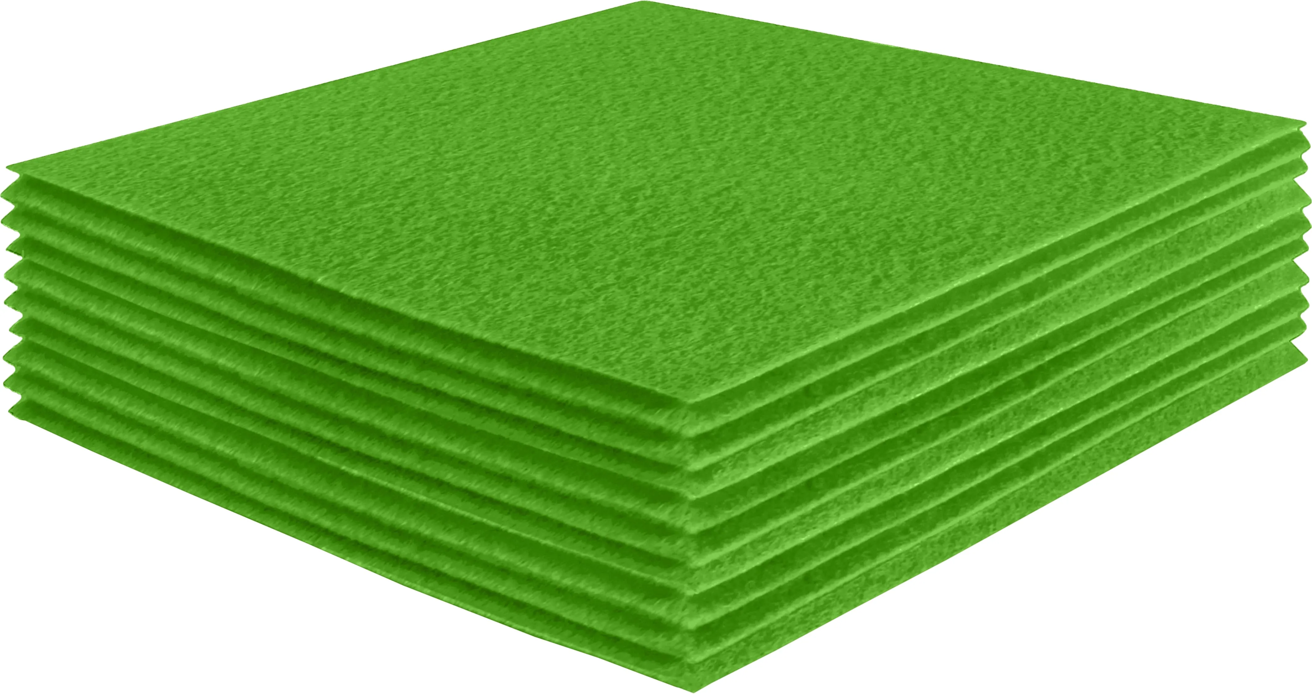 Acrylic Felt Craft Sheet Packs | Lime A18