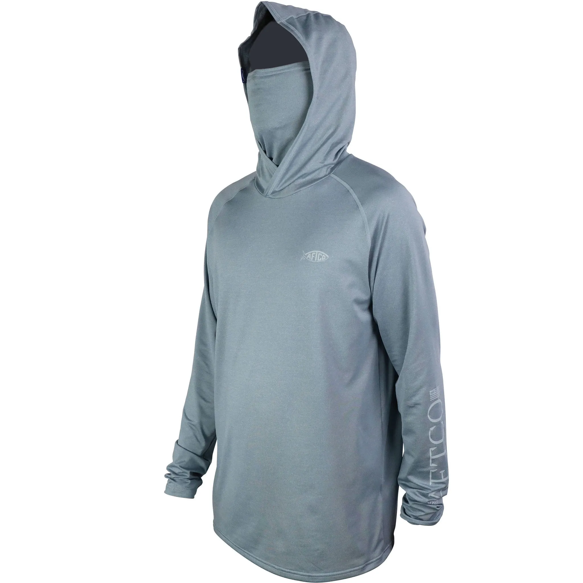 AFTCO Yurei AIR-O-MESH&reg; Hooded Long Sleeve Performance Sun Shirt