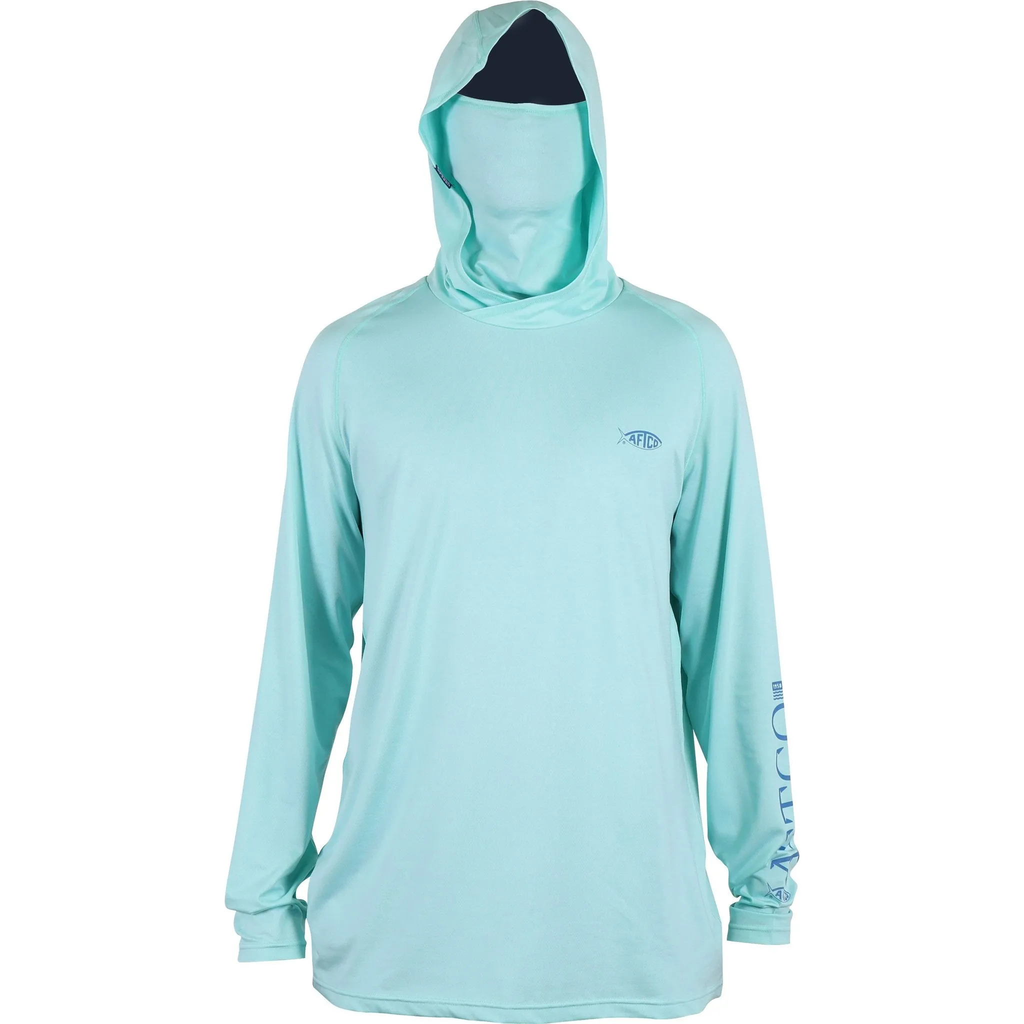 AFTCO Yurei AIR-O-MESH&reg; Hooded Long Sleeve Performance Sun Shirt