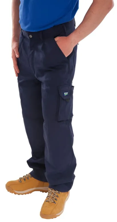 Beeswift Traders Newark Multi Pocket Work Trousers With Kneepad Pockets - Ctrant