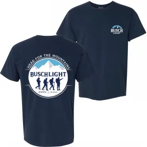 Busch Light Head for the Mountains Hikers T-Shirt