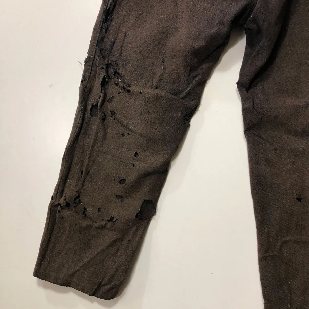 C1915 French Wool Workwear Trousers Patchwork