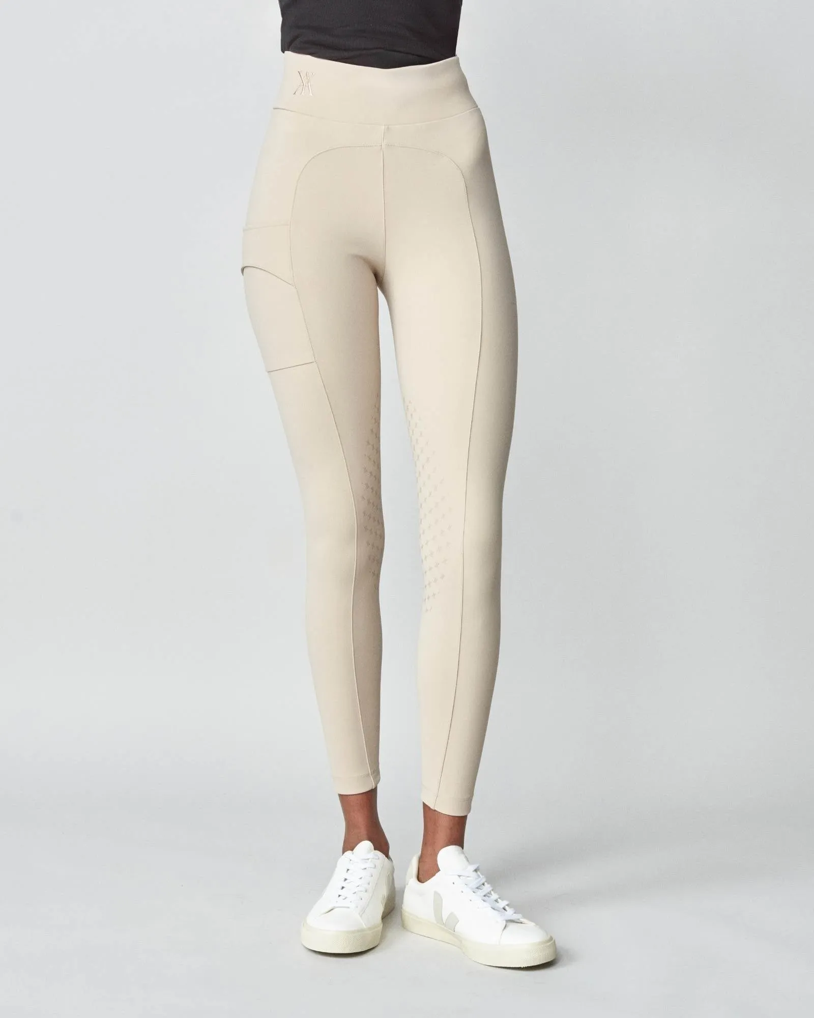 Compression Pull-On Breeches Tan