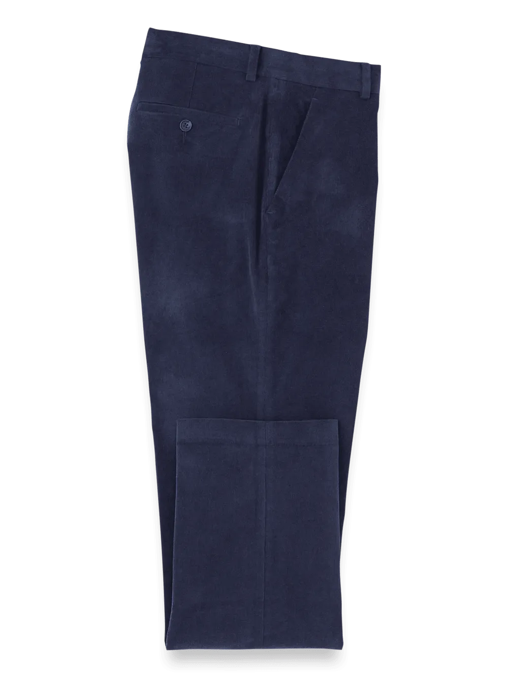 Cotton Stretch Corduroy Pants - Blue