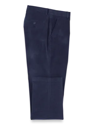 Cotton Stretch Corduroy Pants - Blue