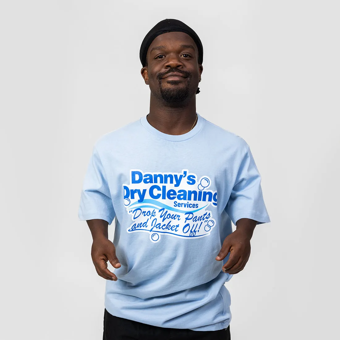 Danny's Dry Cleaning Light Blue Tee