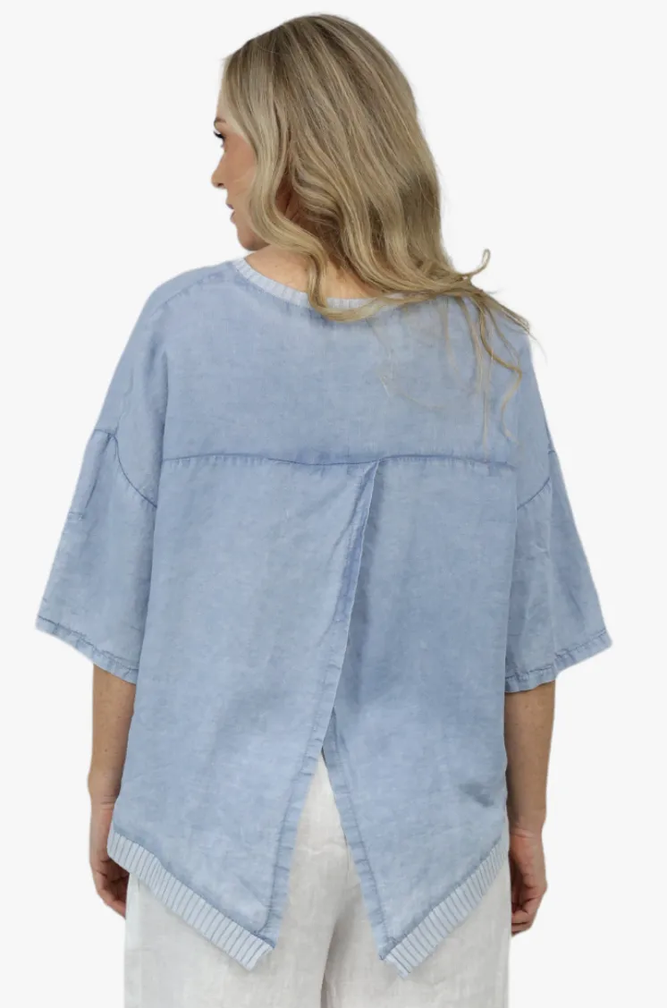 DASIA linen top