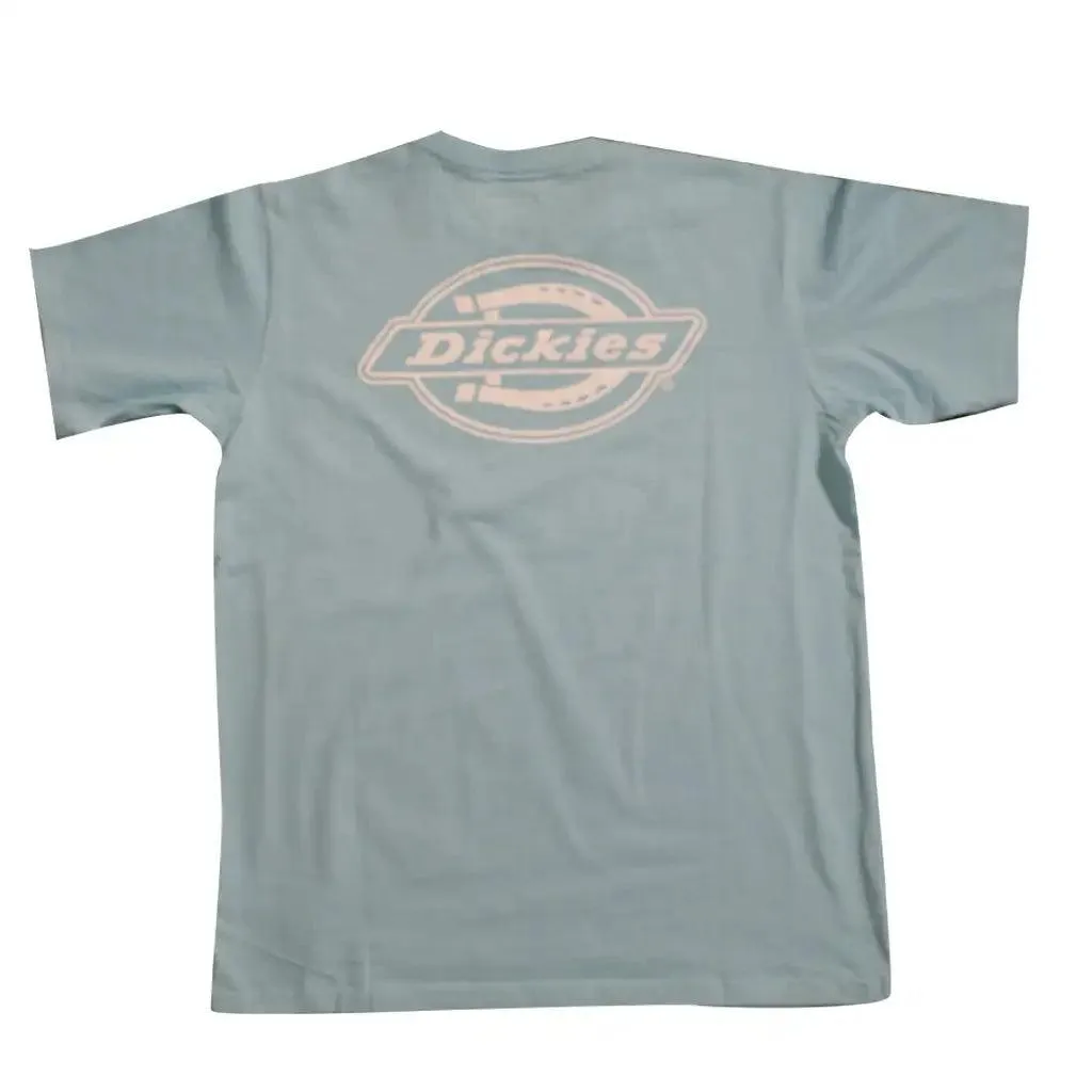 Dickies Logo Work T-Shirt Light Blue