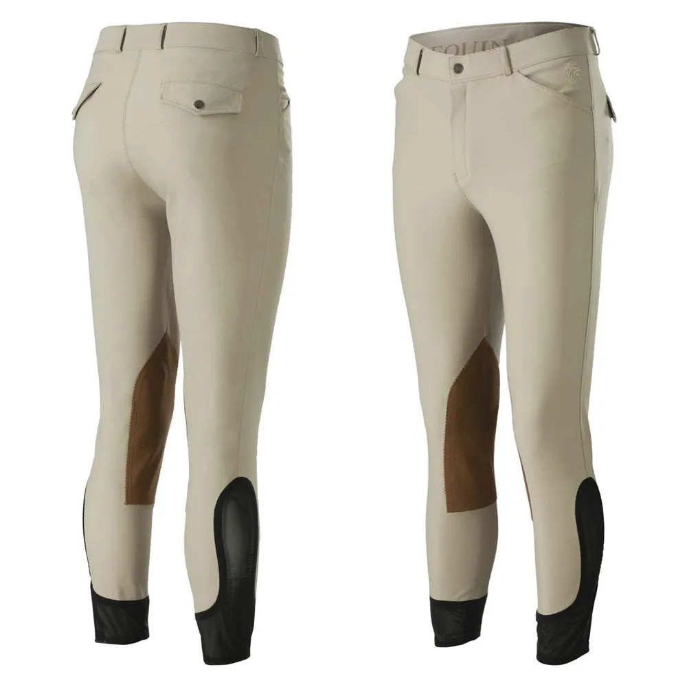 Equinavia Erik Mens Show Knee Patch Breeches - Tan E36005