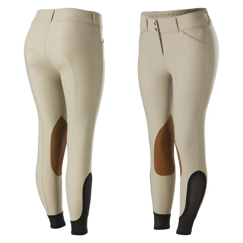 Equinavia Maud Womens Show Knee Patch Breeches - Tan E36001