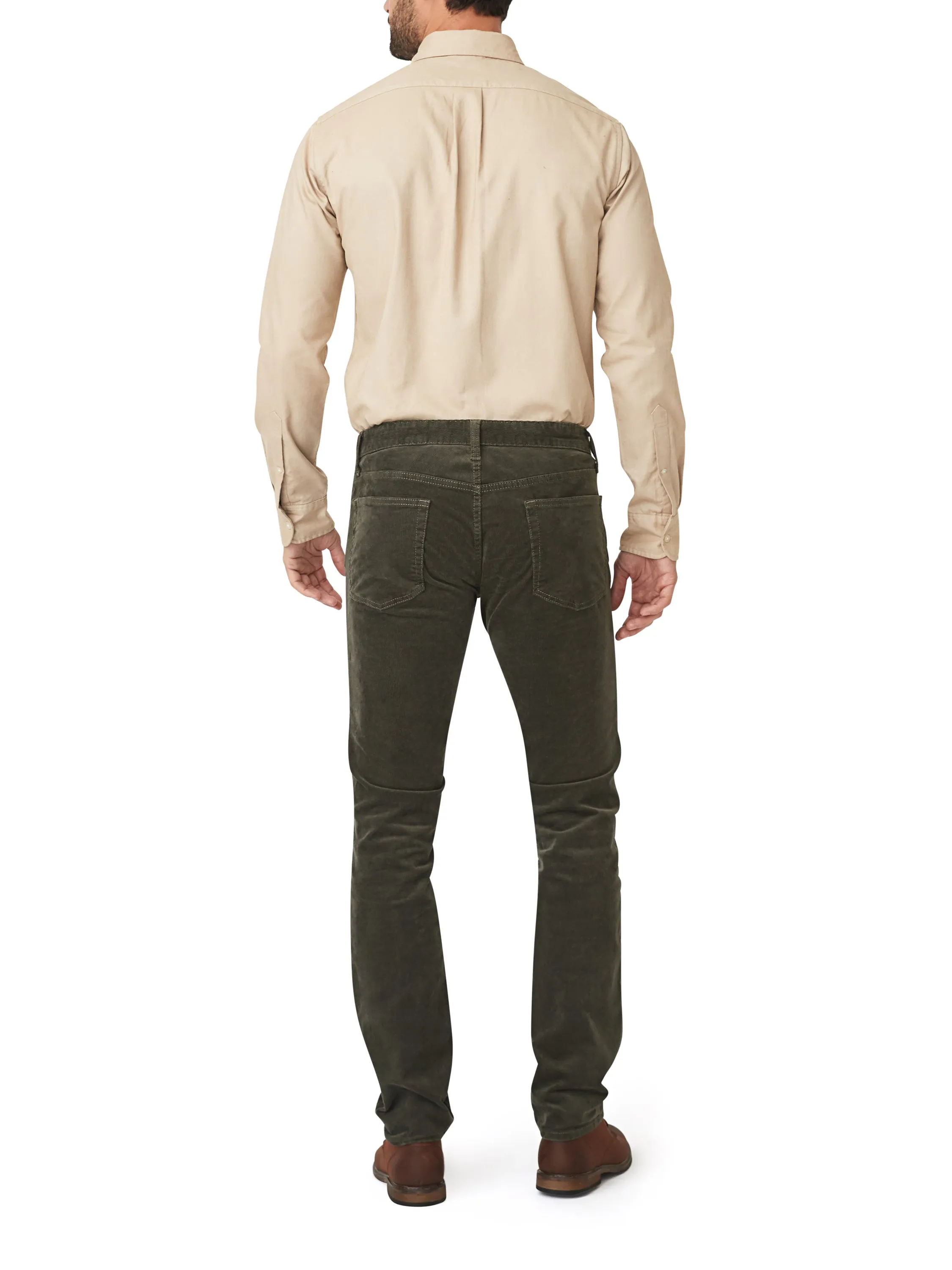 French Corders 5 Pocket Pant - Olive