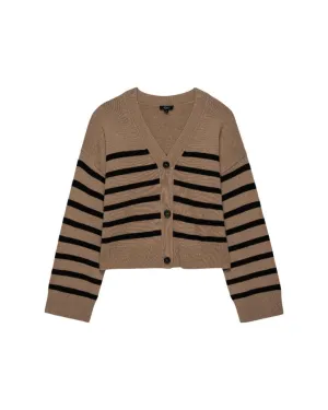 Geneva Black Stripe Cardi