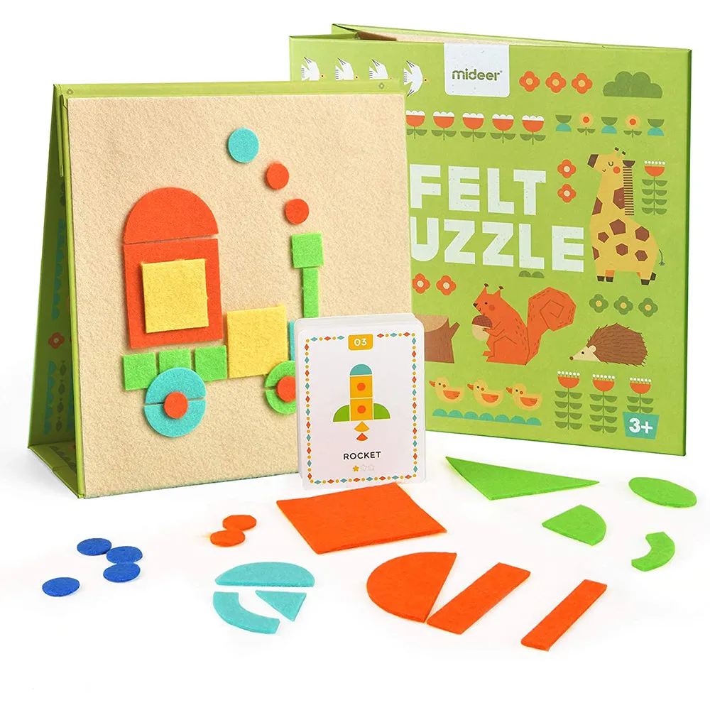 Geometric Felt Puzzle 157pc