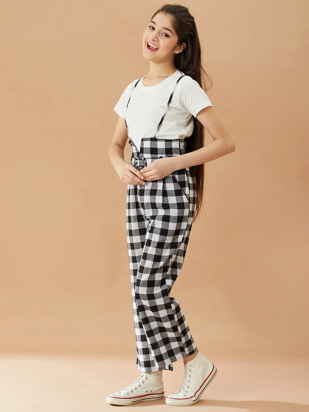 Girls T-Shirt With Trousers - Ps Peaches