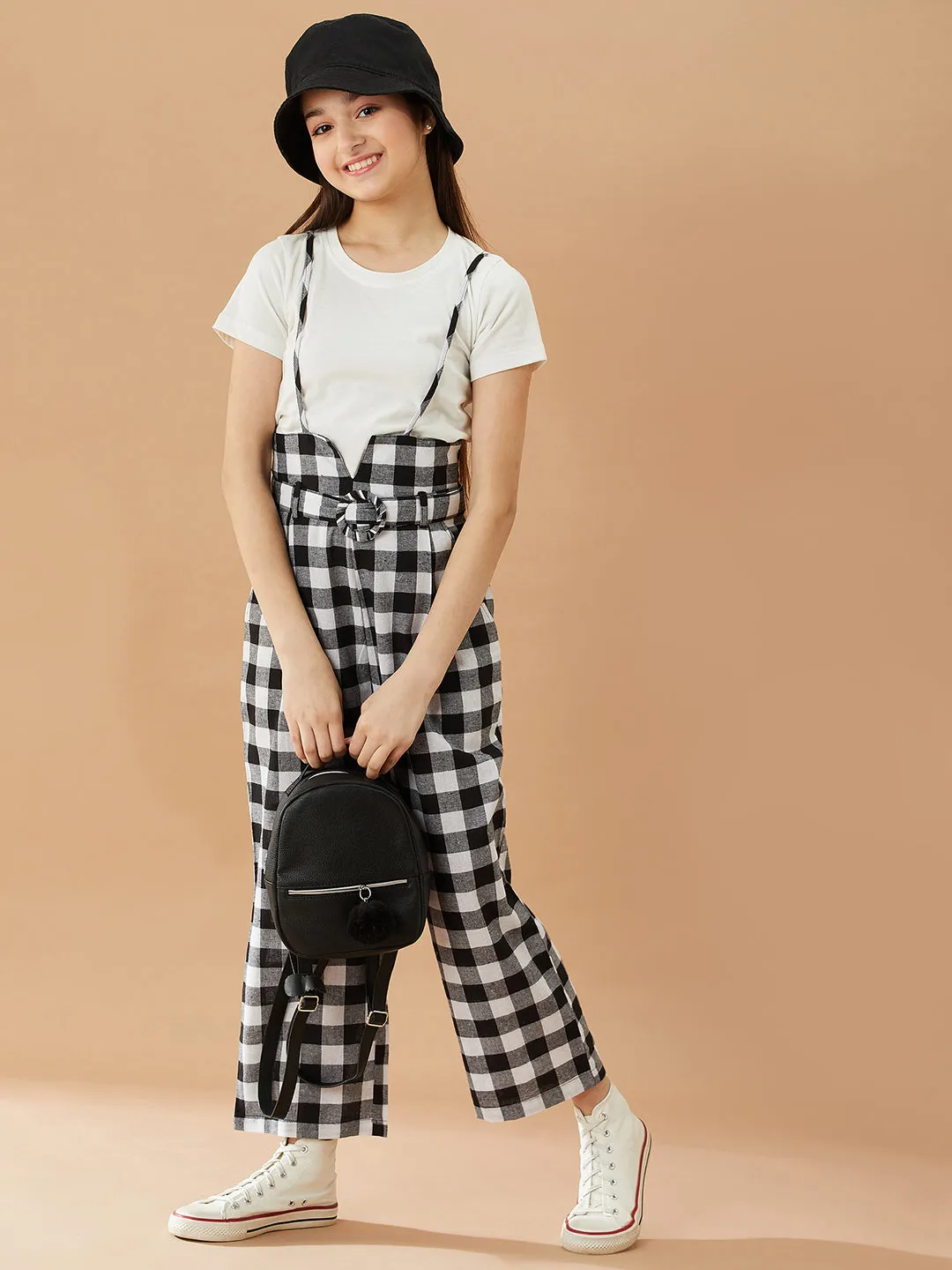 Girls T-Shirt With Trousers - Ps Peaches