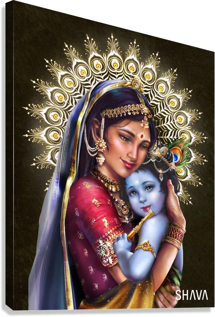 Gods of Love and Tenderness - Yashoda Krishna