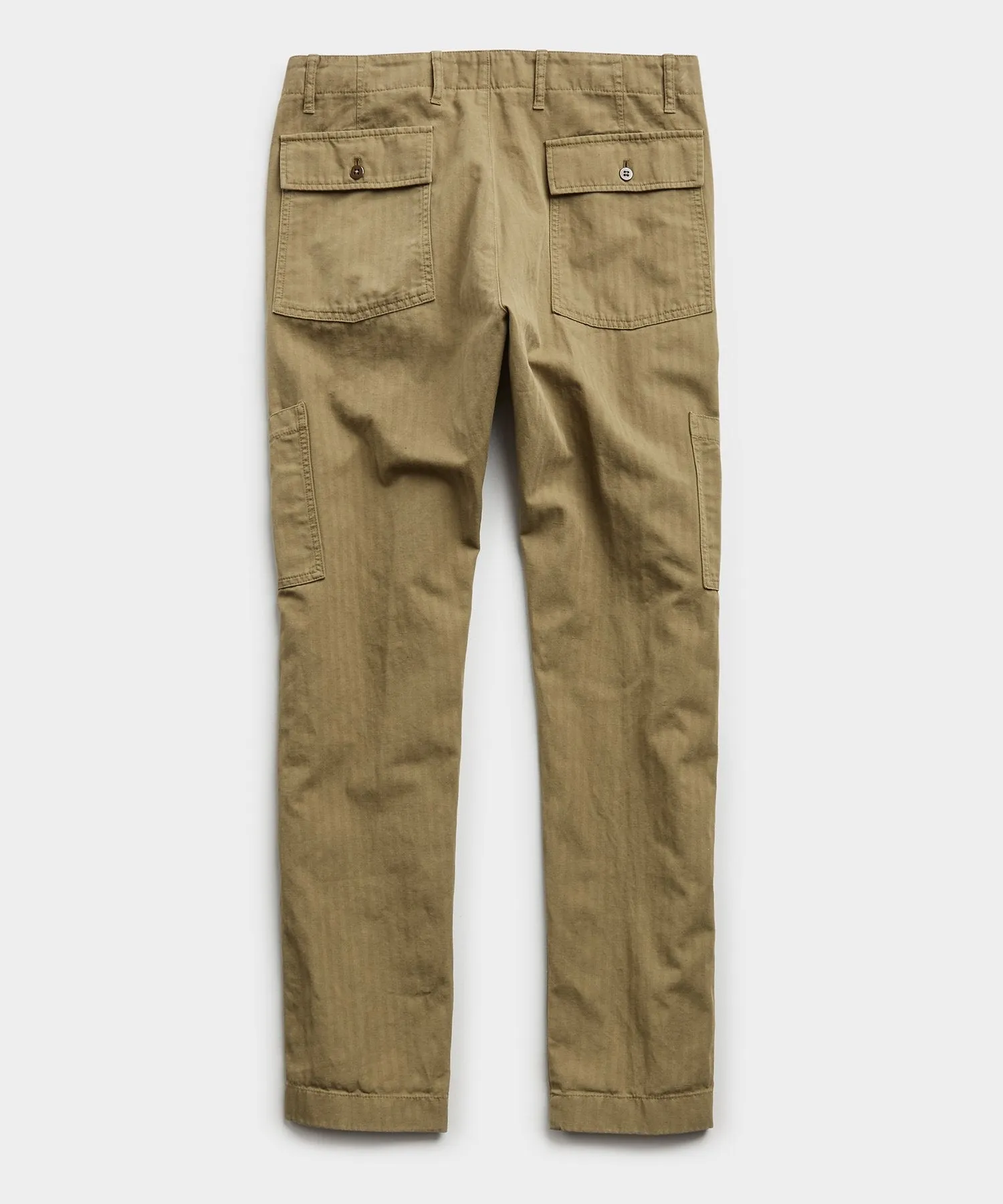 Herringbone Camp Pant in Olive