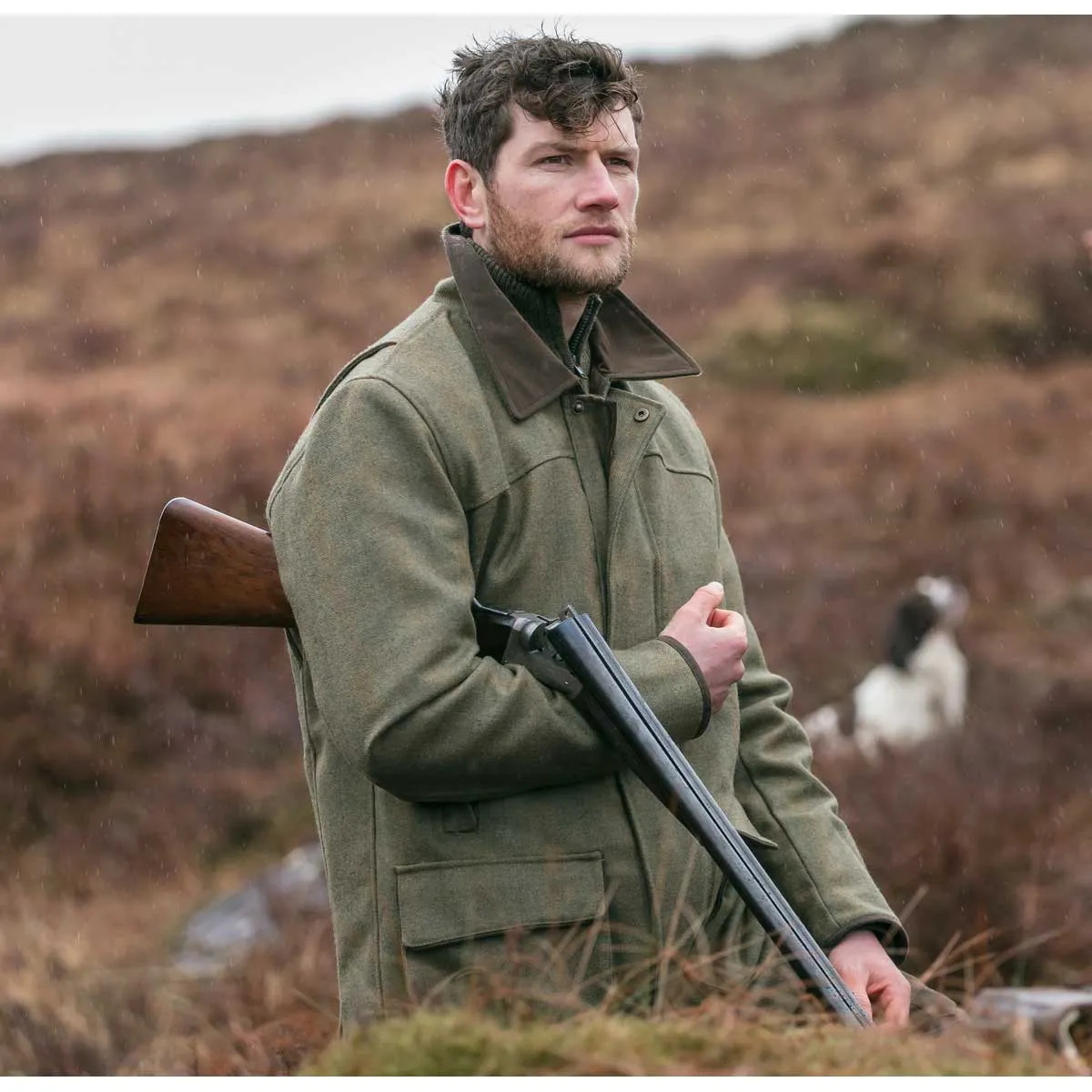 Hoggs of Fife Kinloch Technical Tweed Field Coat