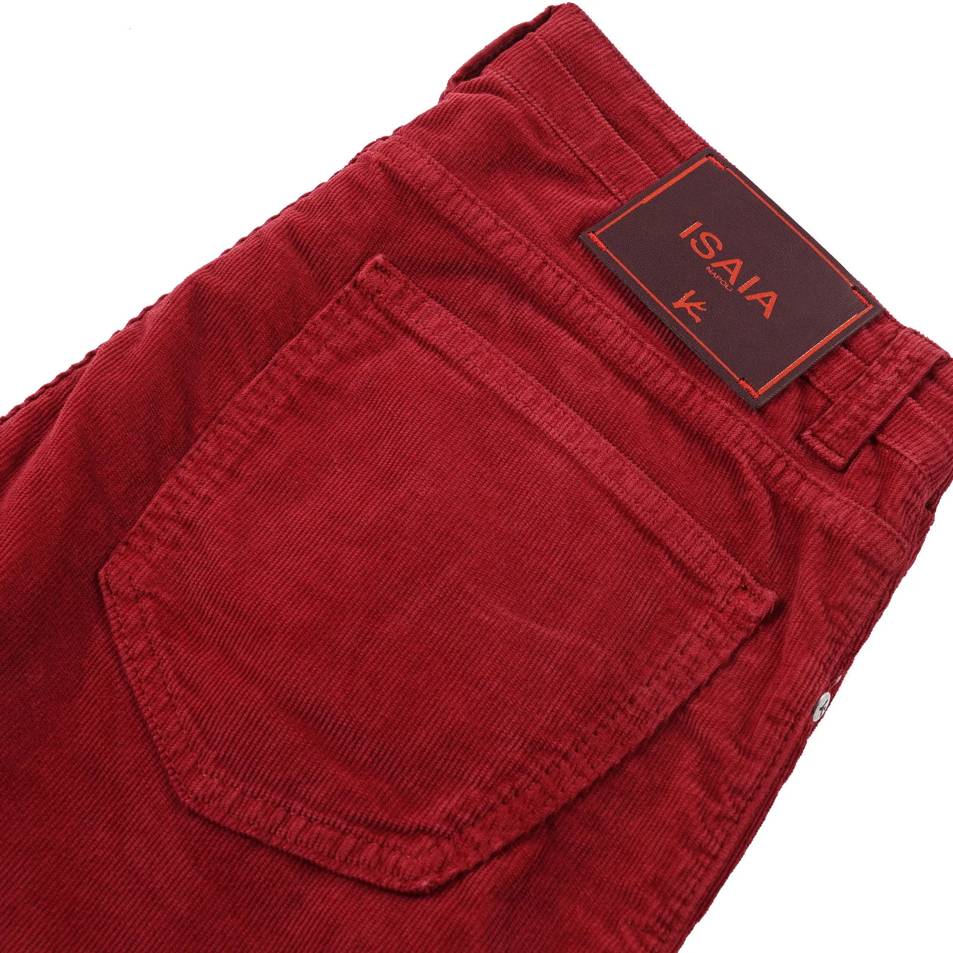 Isaia Slim-Fit Corduroy Cotton Jeans