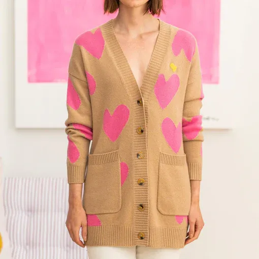 Kerri Rosenthal - Poppy's Imperfect Heart Cardi in Ferris