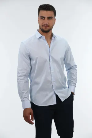 Long Sleeved Light Blue Shirt