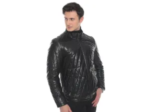 Matrix Quilted Lamb Leather Jacket – Artisanal Tanning Series