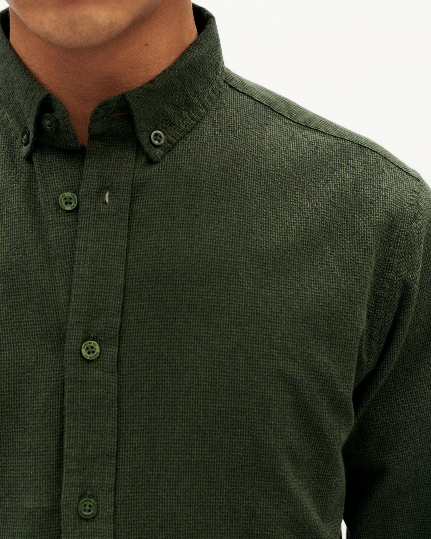 Men's Ant Micro Corduroy Shirt Green