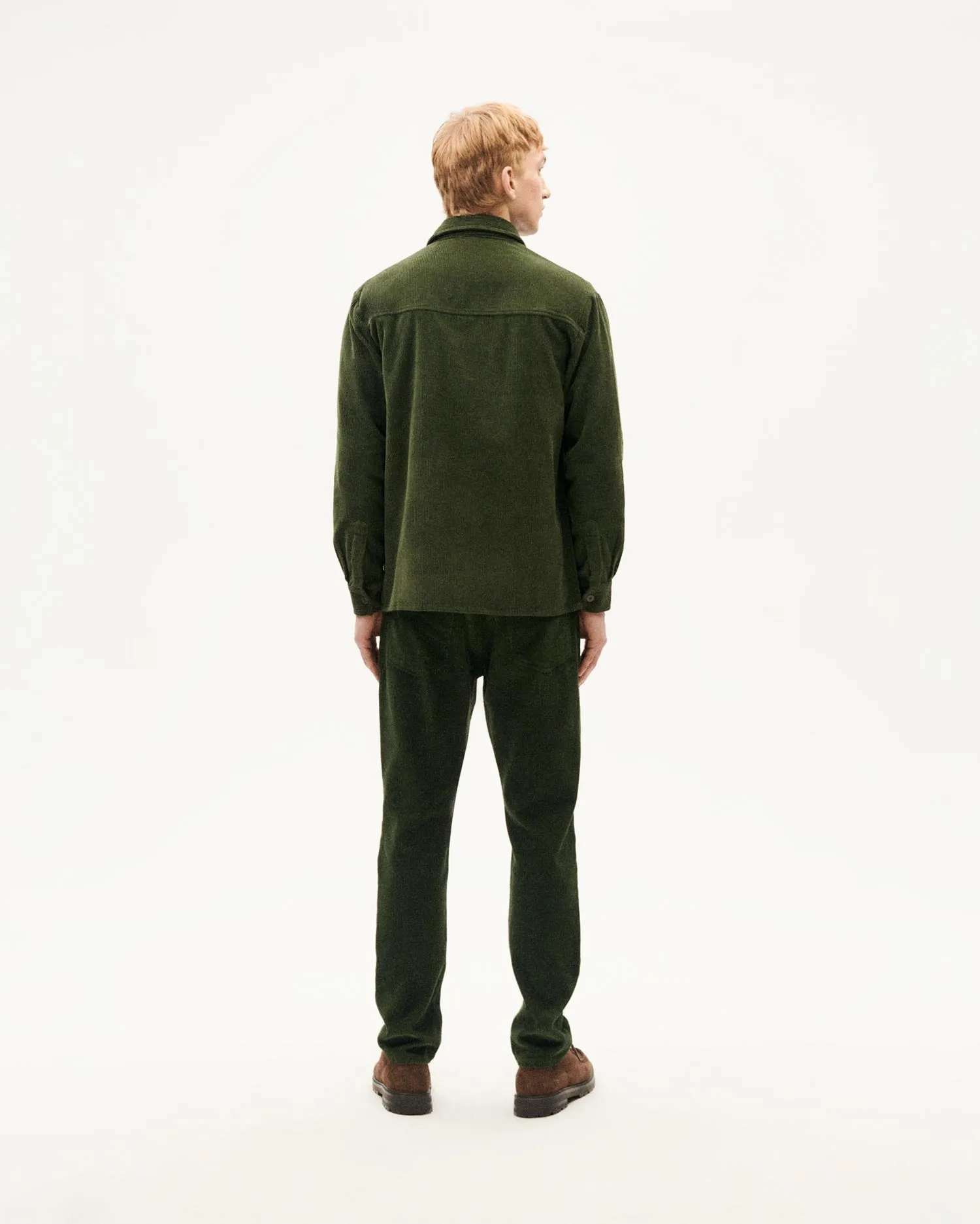 Men's Theo Corduroy Overshirt Green