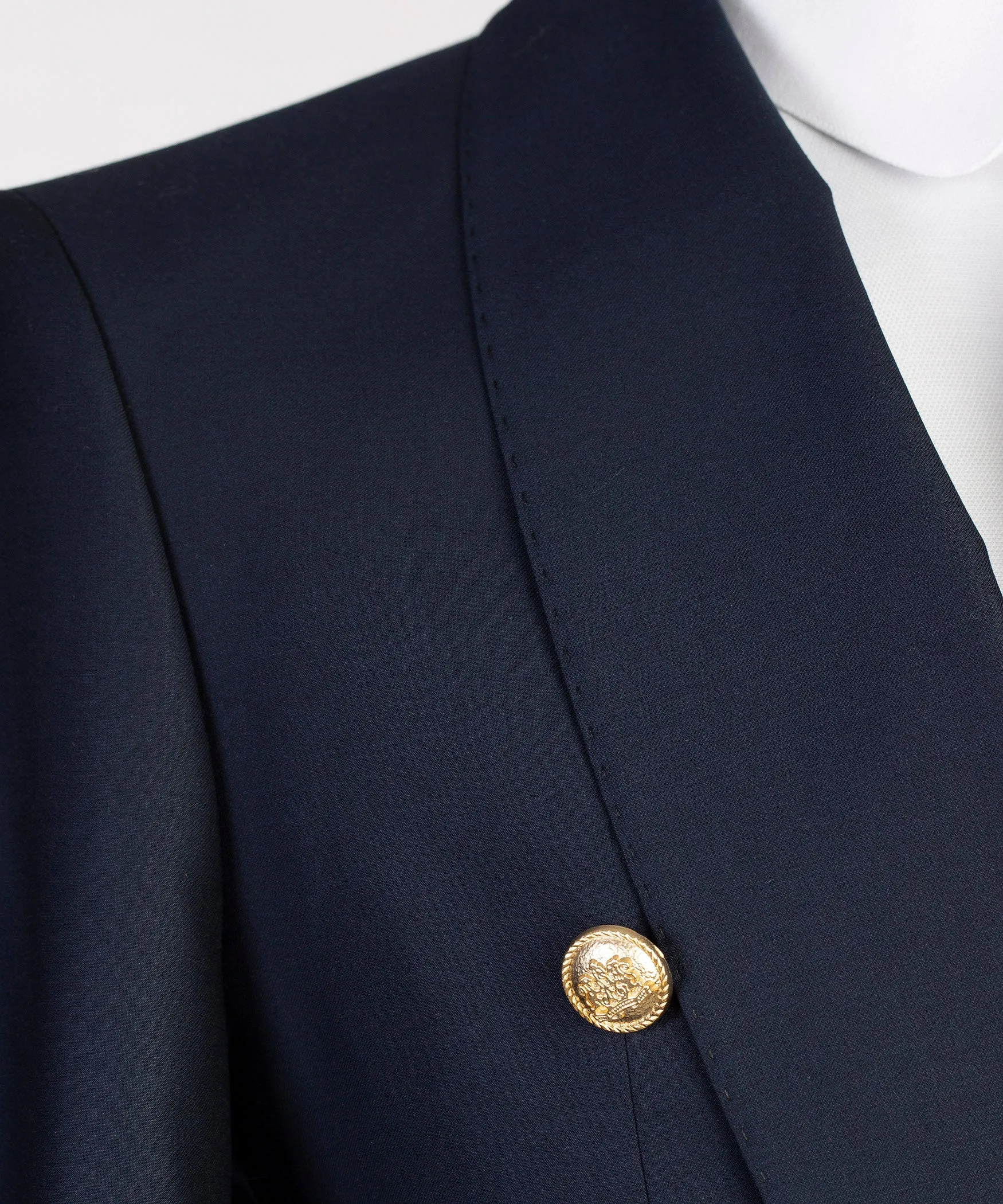 Navy Golden Button Suit