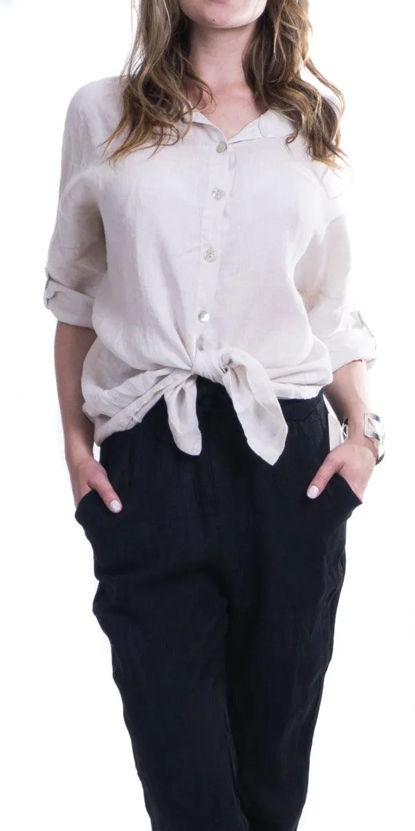 Ottavia Linen Blouse