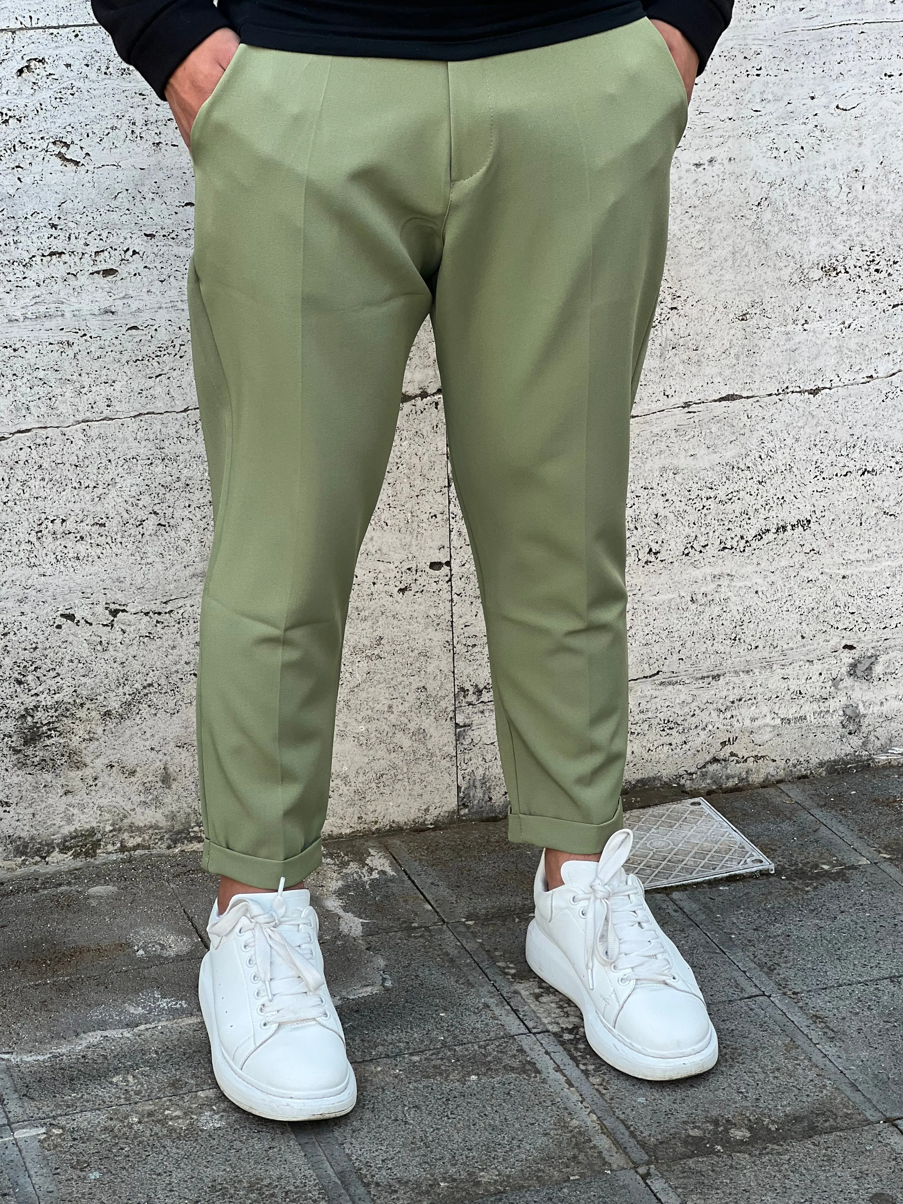 Pantalone Brema  pistacchio