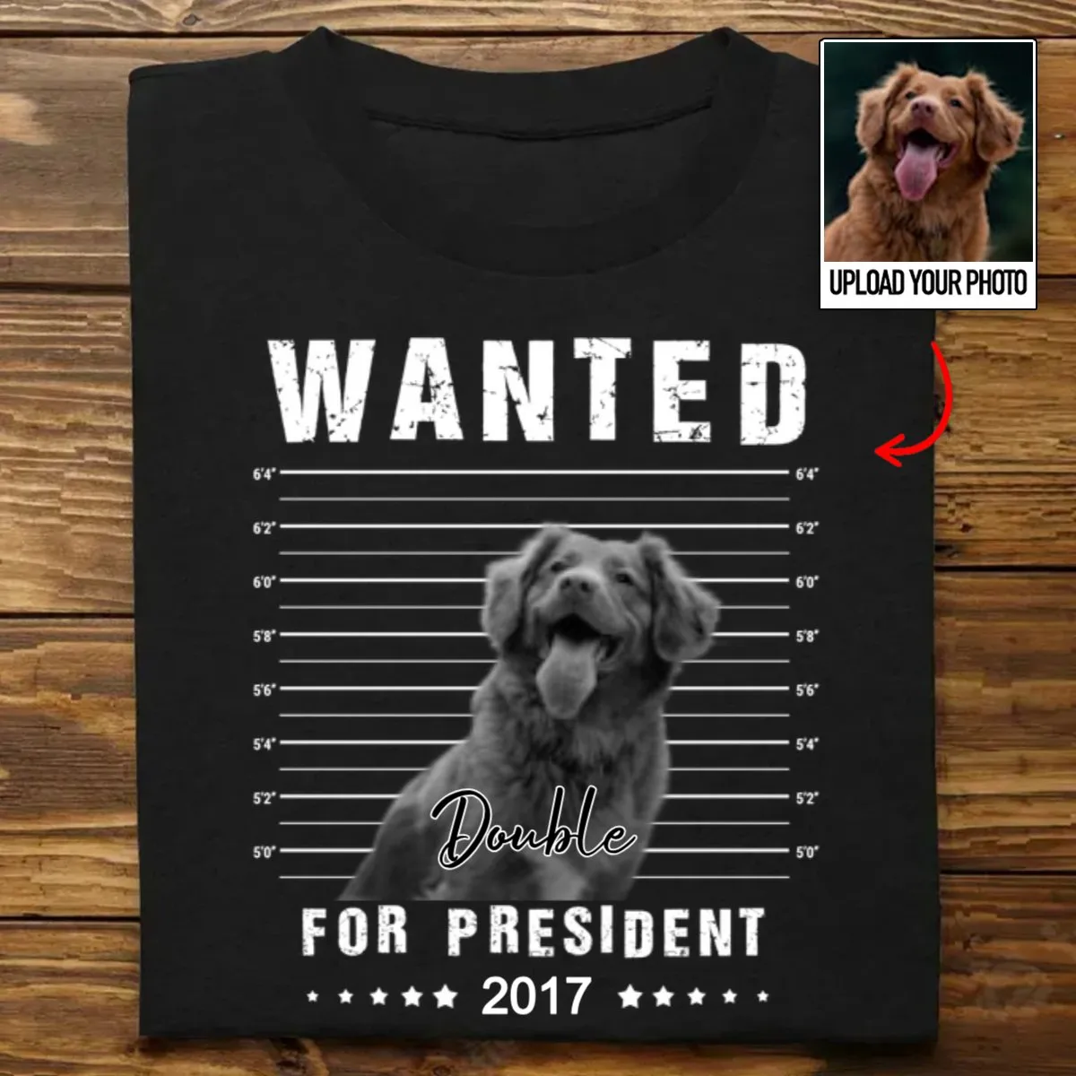 Pet Lovers - Wanted For President - Personalized Unisex T-shirt, Hoodie, Sweatshirt (LT)