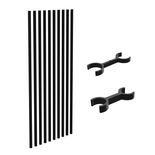 PIK - PICKET KIT - 1600H - Black,     Blade Picket Pool Fence Blades.