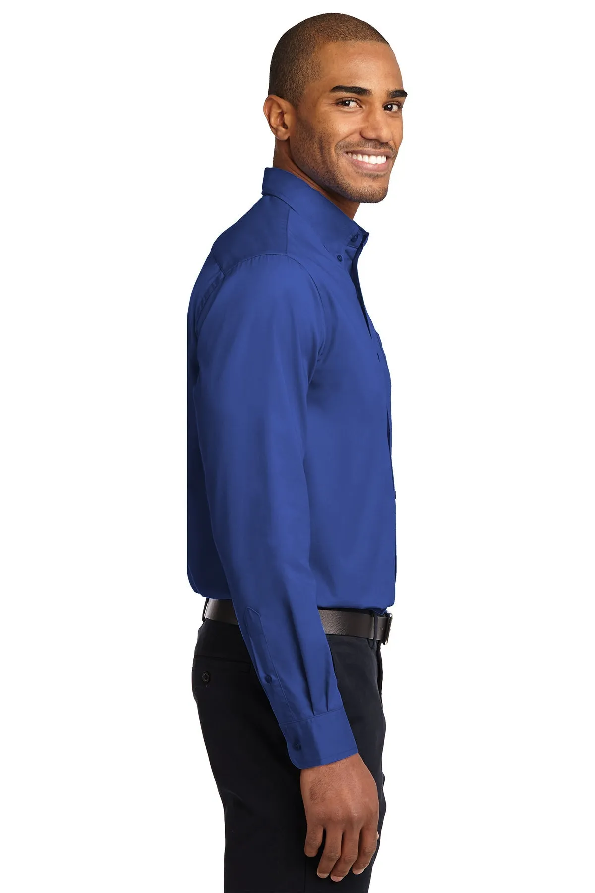 Port Authority Easy Care Custom Shirts, Royal/ Classic Navy