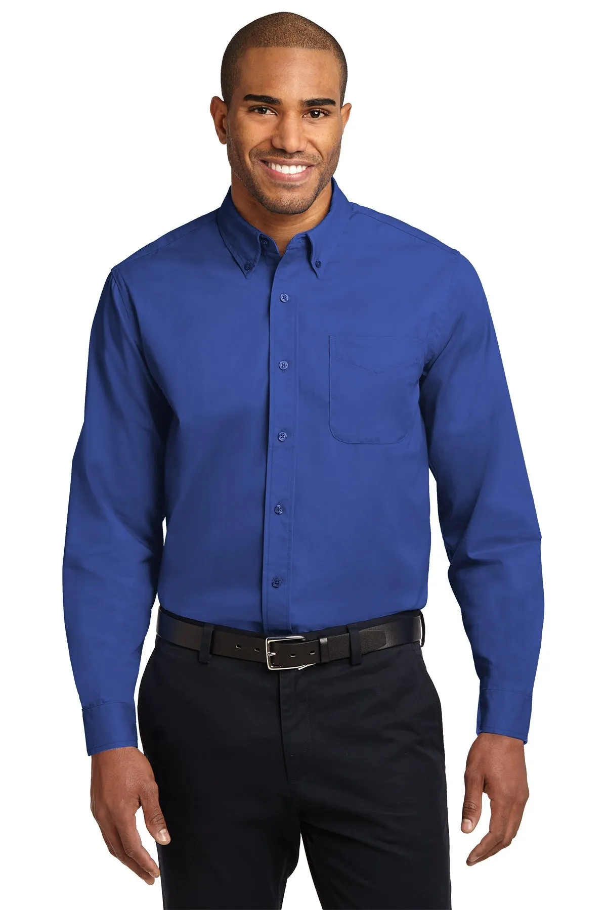 Port Authority Easy Care Custom Shirts, Royal/ Classic Navy