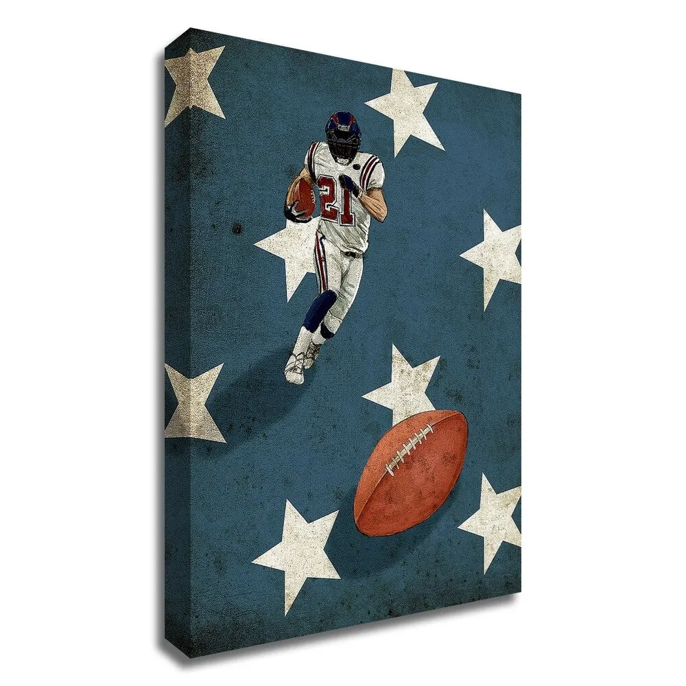 "American Sports: Football 2" by GraphINC, Print on Canvas, Ready to Hang