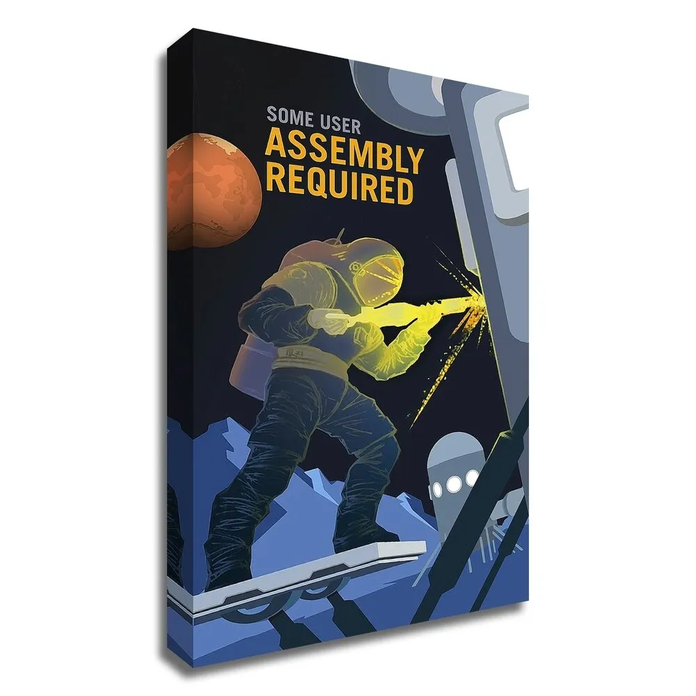 "Assembly Required" by NASA, Print on Canvas, Ready to Hang