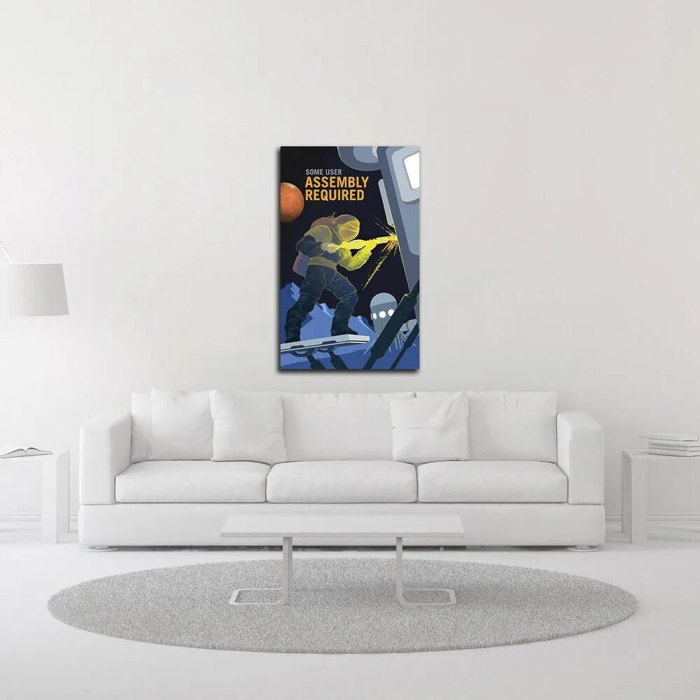 "Assembly Required" by NASA, Print on Canvas, Ready to Hang