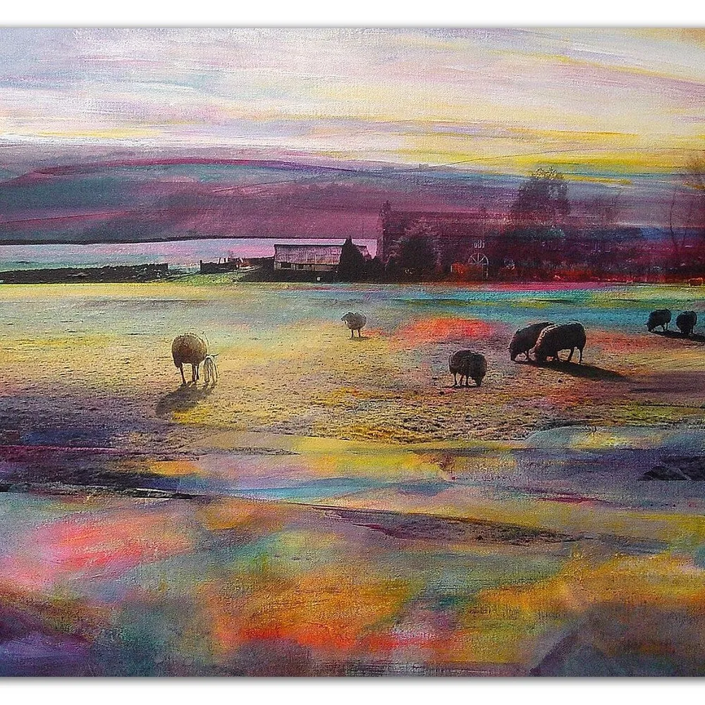 "Balmy Summers Evening" by Kate Boyce, Print on Canvas, Ready to Hang