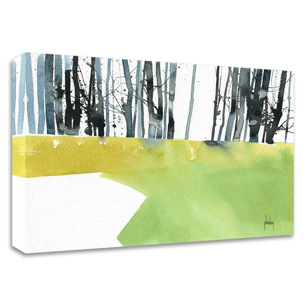 "Barcode Wood" by Paul Bailey, Print on Canvas, Ready to Hang