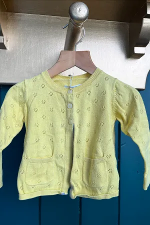 Re-Wear Baby Boden Yellow Cardigan