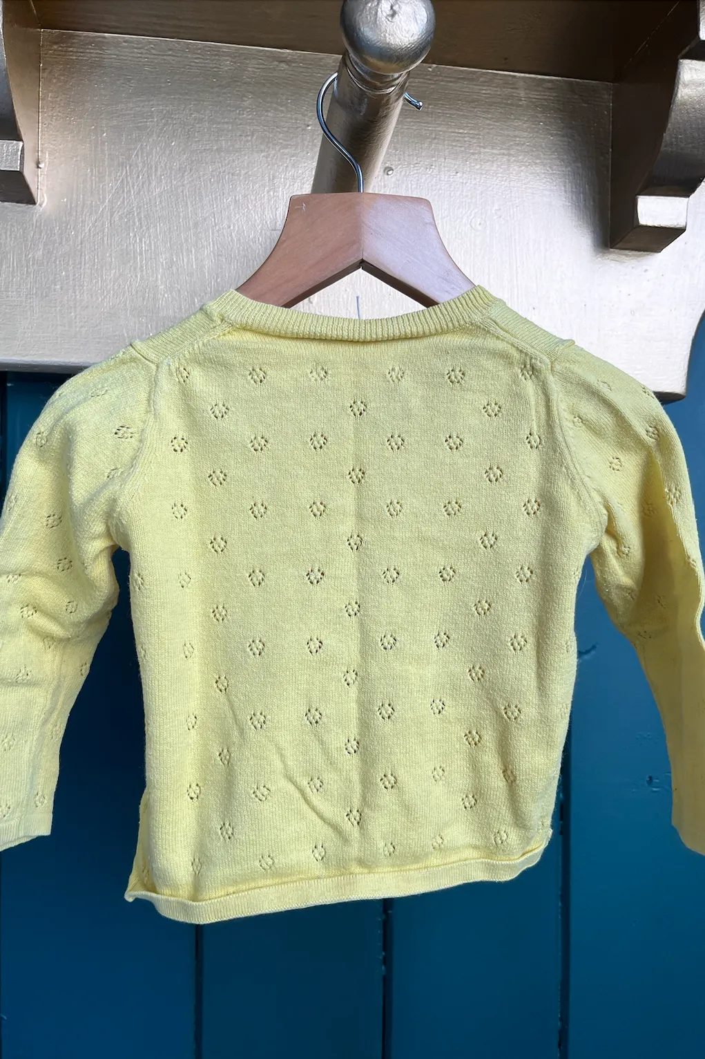 Re-Wear Baby Boden Yellow Cardigan