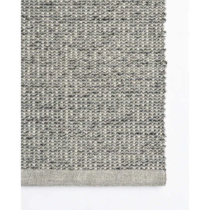 Sherwood Floor Rug - Silver Grey  (Wool Blend)