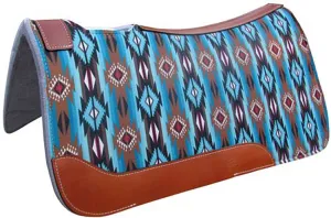 Showman "Aztec" Felt Saddle Pad,  31"x32"