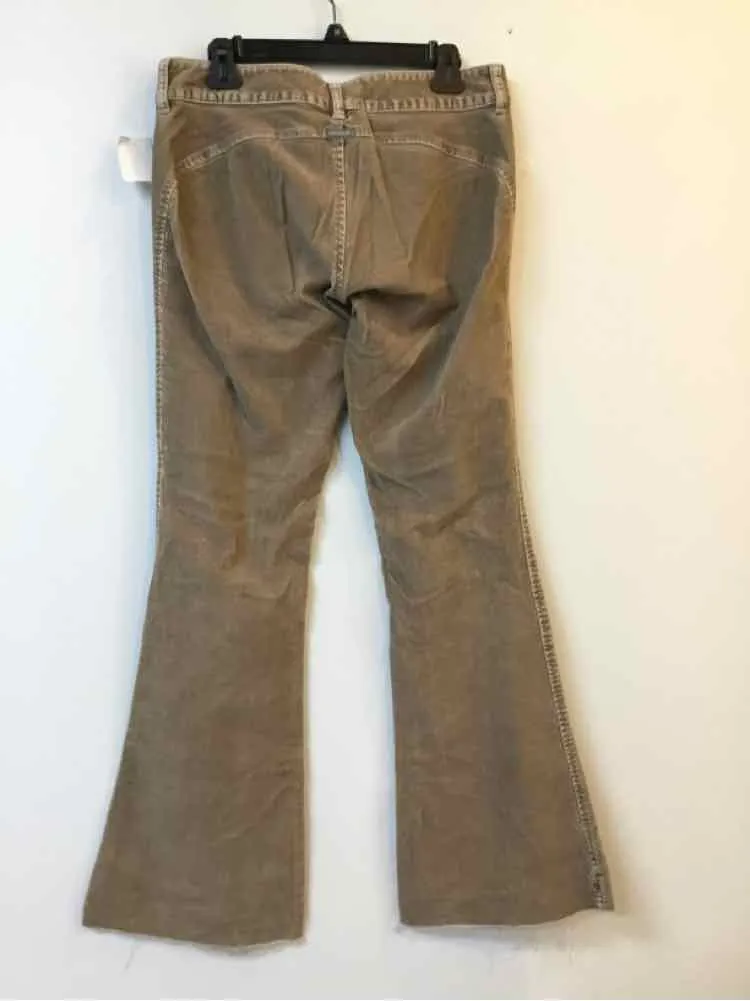 Silver Women Size 32 Tan corduroy Flare Pants