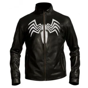 Spiderman homecoming Venom Leather Jacket