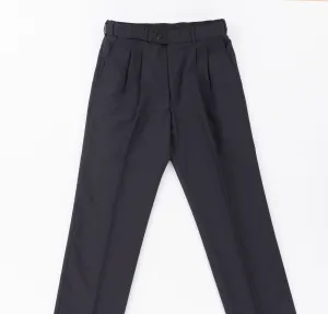 Trousers Belted Poly Wool