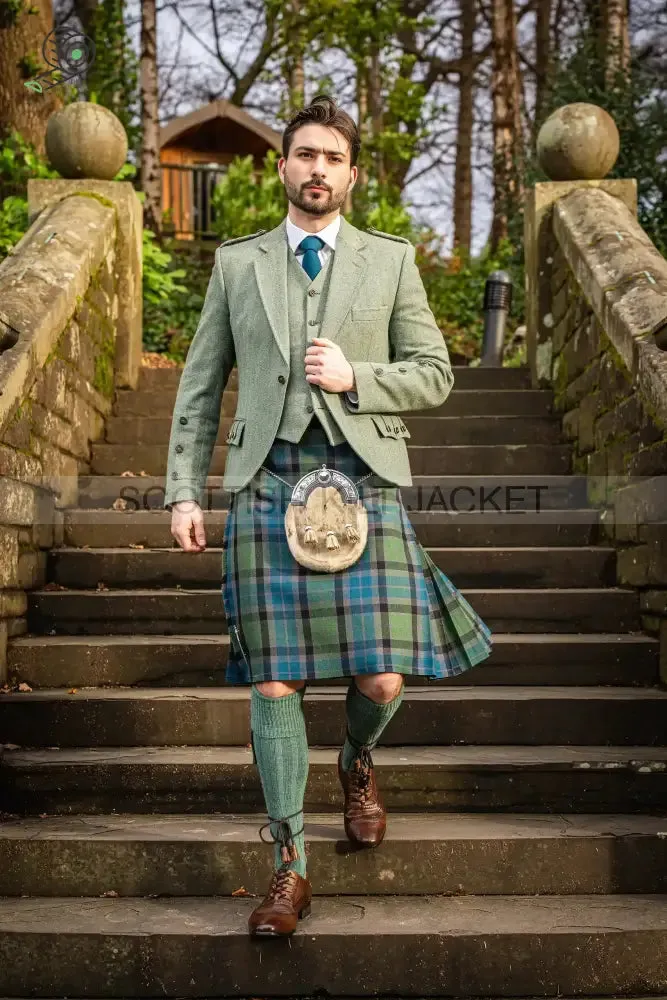 TWEED GREEN CRAIL KILT OUTFIT